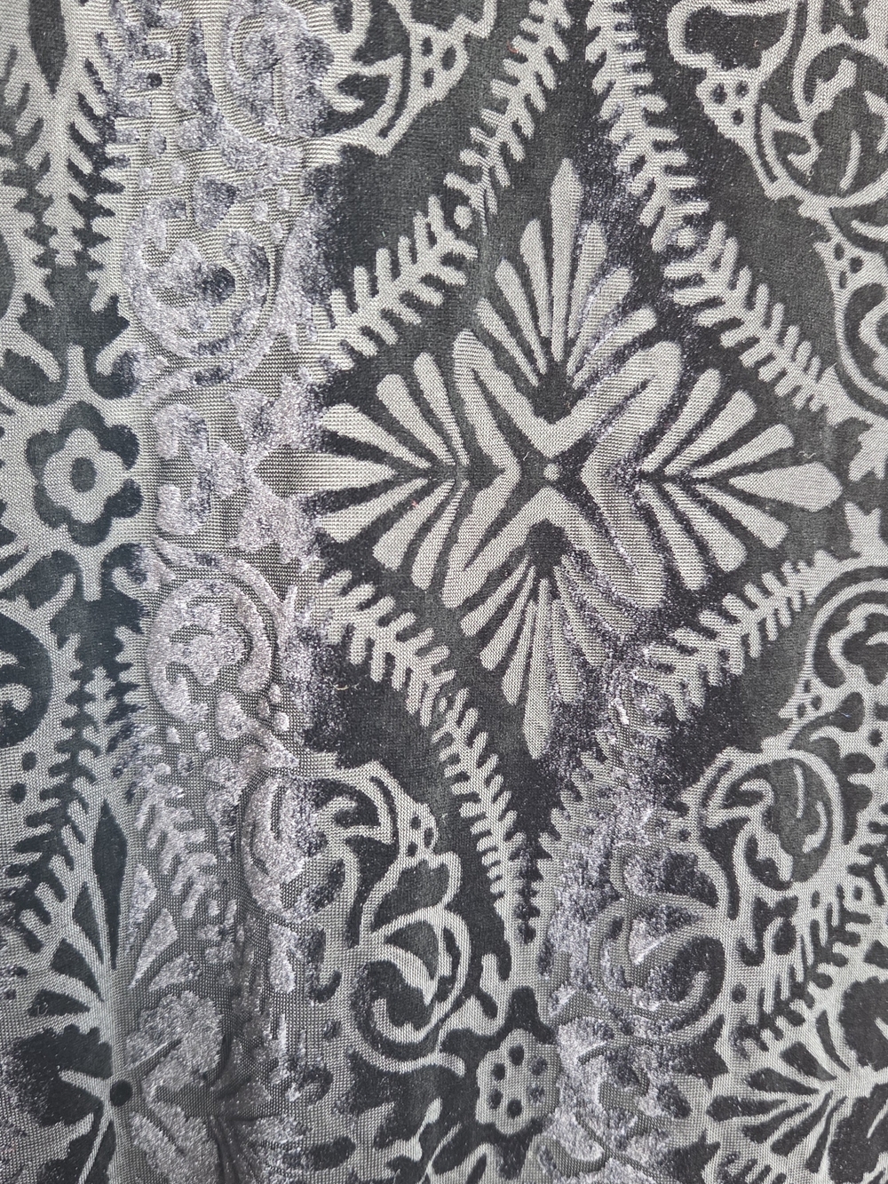 Blackmilk Revenge Of The Burned Velvet Black Maxi - Picture 3 of 8